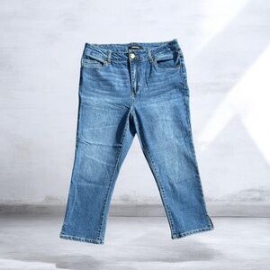 D.Jeans Light Blue stretch capri jeans